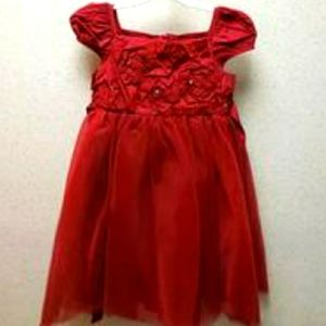 RED HOLIDAY DRESS SIZE 4T